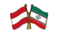 Freundschaftspin Österreich - Iran - 22 mm