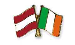 Freundschaftspin Österreich - Irland - 22 mm