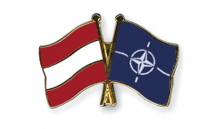 Freundschaftspin Österreich - NATO - 22 mm