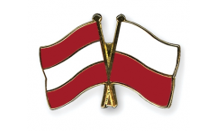 Freundschaftspin Österreich - Polen - 22 mm