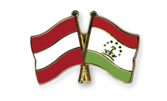 Freundschaftspin Österreich - Tadschikistan - 22 mm