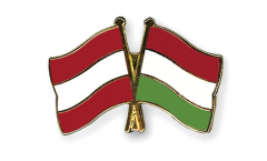 Freundschaftspin Österreich - Ungarn - 22 mm