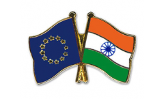 Freundschaftspin Europa - Indien - 22 mm