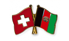Freundschaftspin Schweiz - Afghanistan - 22 mm