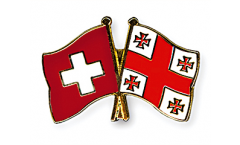 Freundschaftspin Schweiz - Georgien - 22 mm