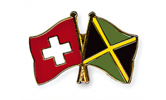 Freundschaftspin Schweiz - Jamaika - 22 mm