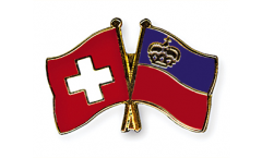 Freundschaftspin Schweiz - Liechtenstein - 22 mm