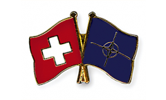 Freundschaftspin Schweiz - NATO - 22 mm