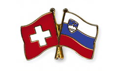 Freundschaftspin Schweiz - Slowenien - 22 mm