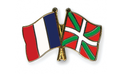 Freundschaftspin Frankreich - Spanien Baskenland - 22 mm