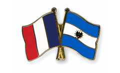 Freundschaftspin Frankreich - El Salvador - 22 mm