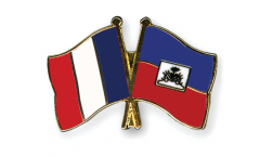 Freundschaftspin Frankreich - Haiti - 22 mm