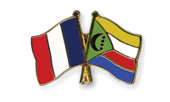 Freundschaftspin Frankreich - Komoren - 22 mm
