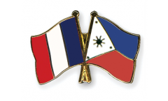 Freundschaftspin Frankreich - Philippinen - 22 mm