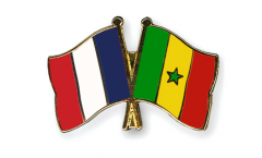 Freundschaftspin Frankreich - Senegal - 22 mm