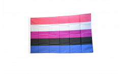 Flagge mit Hohlsaum Genderfluid