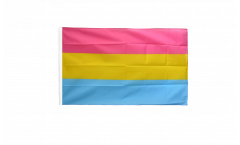 Flagge mit Hohlsaum Pansexuell