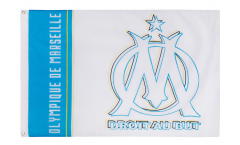 Hissflagge Olympique Marseille Logo - 90 x 150 cm