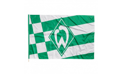 Flagge mit Hohlsaum Werder Bremen Raute  - 100 x 150 cm