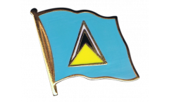 Flaggen-Pin St. Lucia - 2 x 2 cm