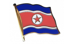 Flaggen-Pin Nordkorea - 2 x 2 cm