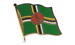 Flaggen-Pin Dominica - 2 x 2 cm