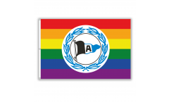 Hissflagge Arminia Bielefeld Regenbogen - 100 x 150 cm