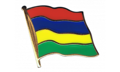 Flaggen-Pin Mauritius - 2 x 2 cm