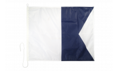 Signalflagge Alpha (A) - 75 x 90 cm