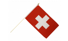 Stockflagge Schweiz - 10er Set - 30 x 45 cm