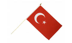 Stockflagge Türkei - 10er Set - 30 x 45 cm