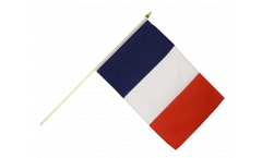 Stockflagge Frankreich - 10er Set - 30 x 45 cm