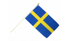 Stockflagge Schweden - 10er Set - 30 x 45 cm