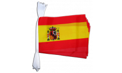Fahnenkette Spanien - 15 x 22 cm