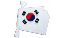 Fahnenkette Südkorea - 15 x 22 cm