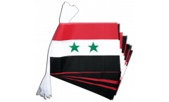 Fahnenkette Syrien - 15 x 22 cm