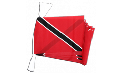 Fahnenkette Trinidad und Tobago - 15 x 22 cm