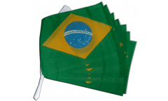 Fahnenkette Brasilien - 30 x 45 cm