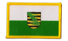 Aufnäher Deutschland Sachsen - 8 x 6 cm