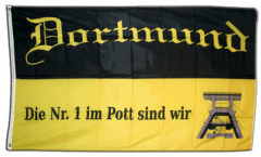 Flagge Fanflagge Dortmund - 90 x 150 cm