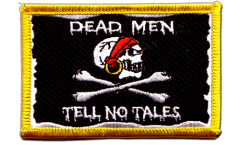 Aufnäher Pirat Dead men tell no tales - 8 x 6 cm