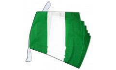 Fahnenkette Nigeria - 30 x 45 cm