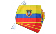 Fahnenkette Ecuador - 30 x 45 cm
