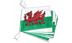 Fahnenkette Wales - 30 x 45 cm