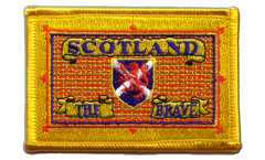 Aufnäher Schottland Scotland The Brave - 8 x 6 cm