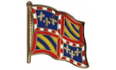 Flaggen-Pin Frankreich Burgund - 2 x 2 cm