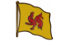 Flaggen-Pin Belgien Wallonien - 2 x 2 cm