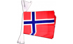Fahnenkette Norwegen - 15 x 22 cm