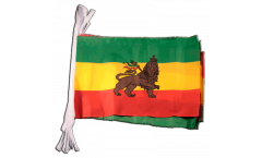 Fahnenkette Äthiopien alt - 30 x 45 cm