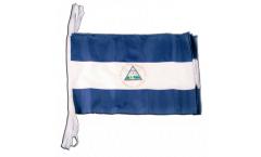 Fahnenkette Nicaragua - 30 x 45 cm